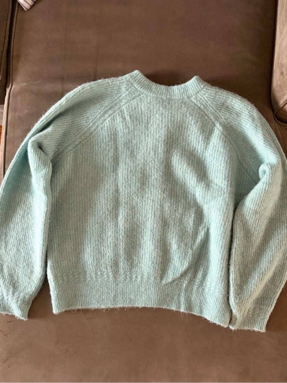 Sezane Othello Cardigan Celadon Blue M - Picture 3 of 5